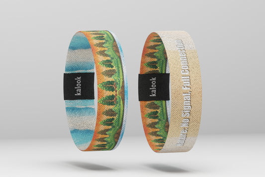 Nature: No Signal, Full Connection Recycled Wristband