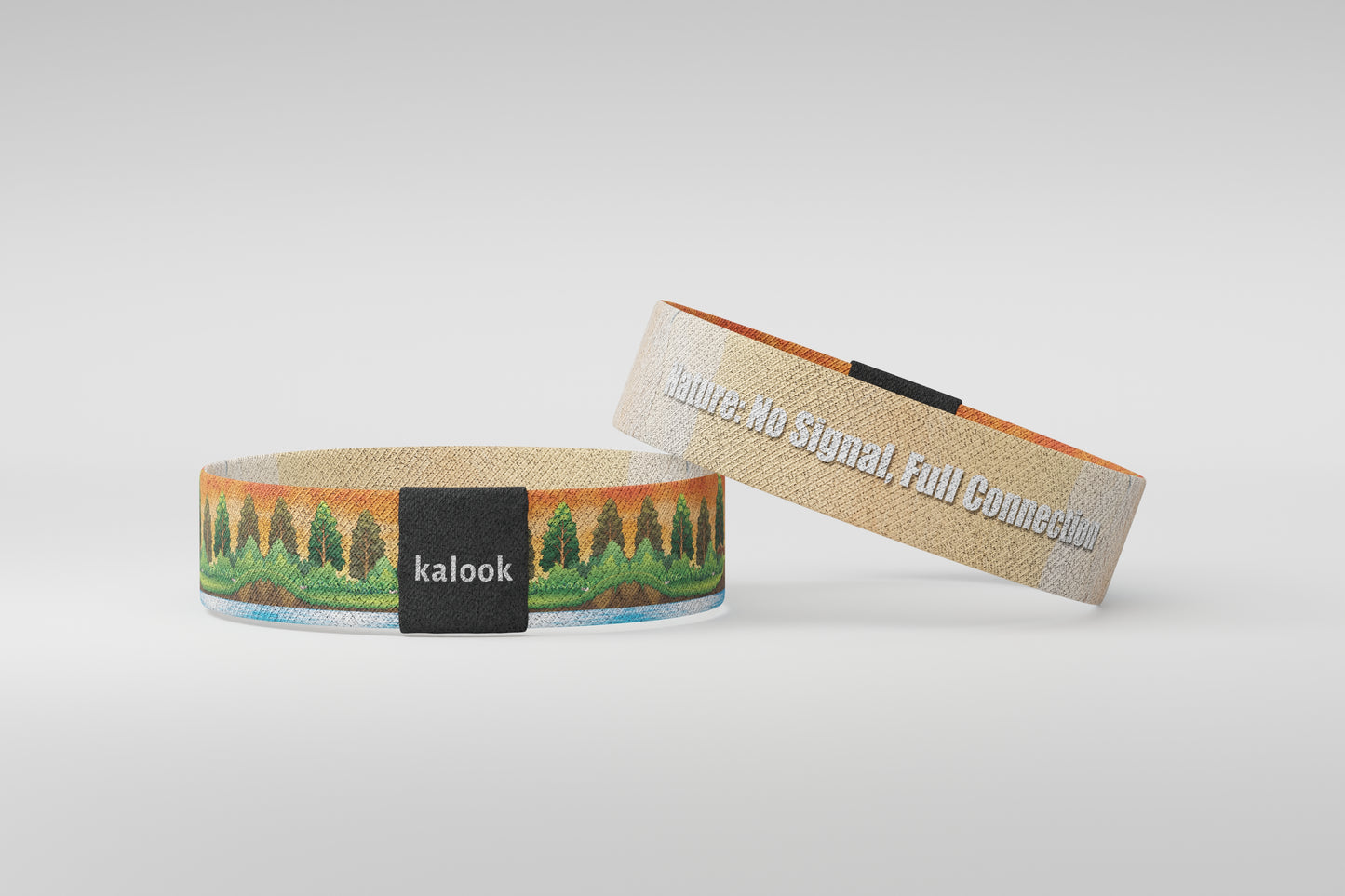 Nature: No Signal, Full Connection Recycled Wristband