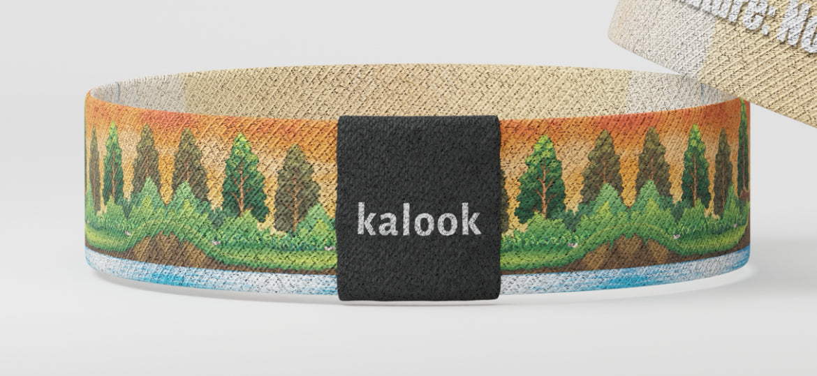 Nature: No Signal, Full Connection Recycled Wristband
