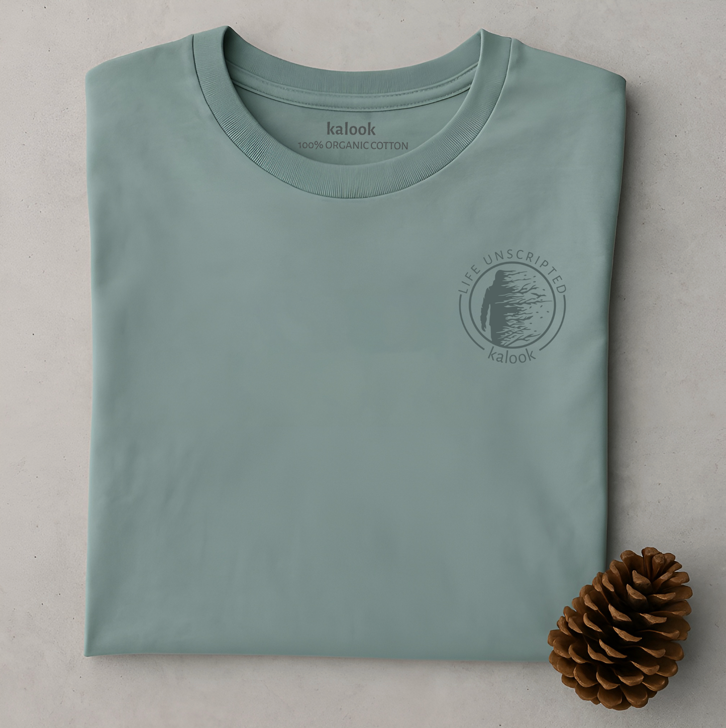 Life Unscripted Organic Tee Aloe