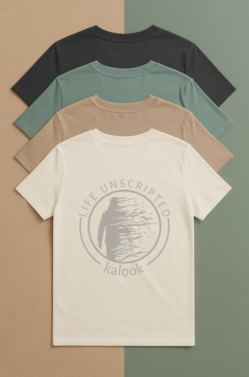 Life Unscripted Organic Tee Desert Dust