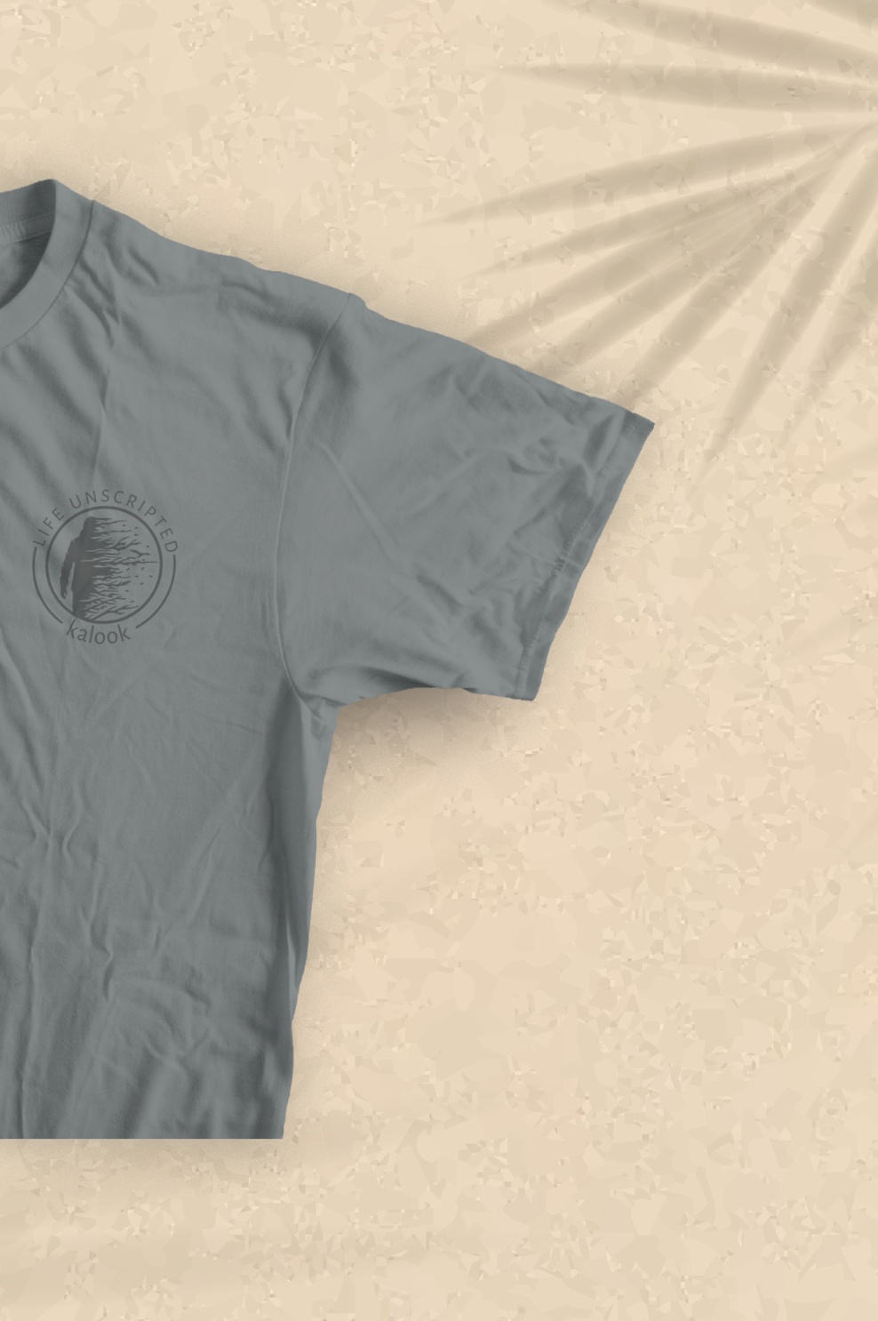 Life Unscripted Organic Tee Anthracite