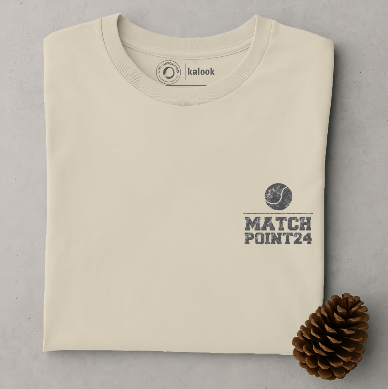Match Point 24 Organic Tee - Natural Raw