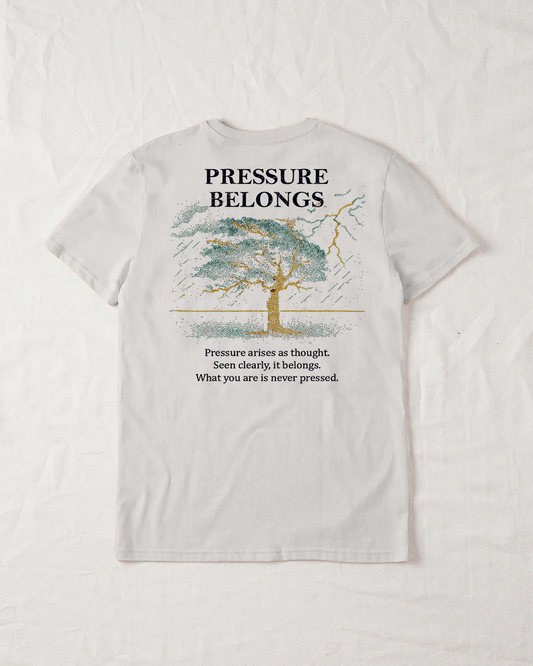 Pressure Belongs Organic Tee