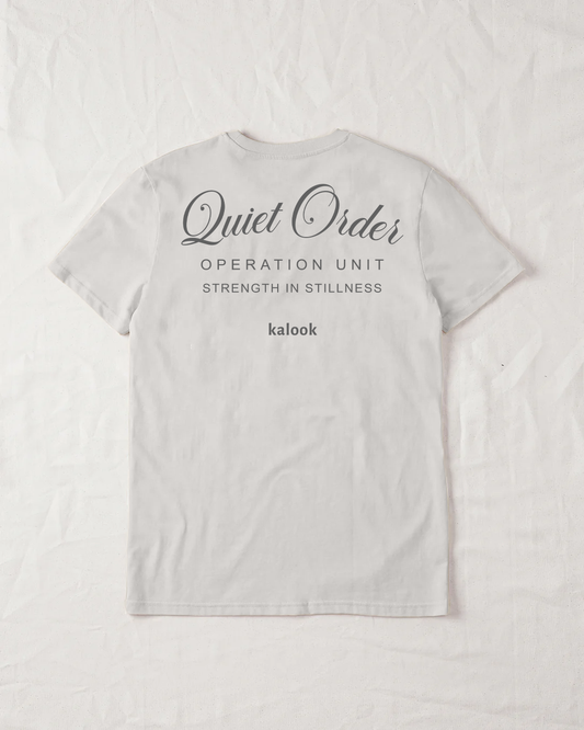 Quiet Order Organic Tee