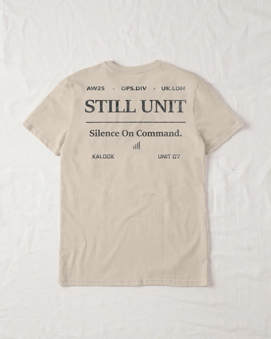 Still Unit Organic Tee - Natural Raw
