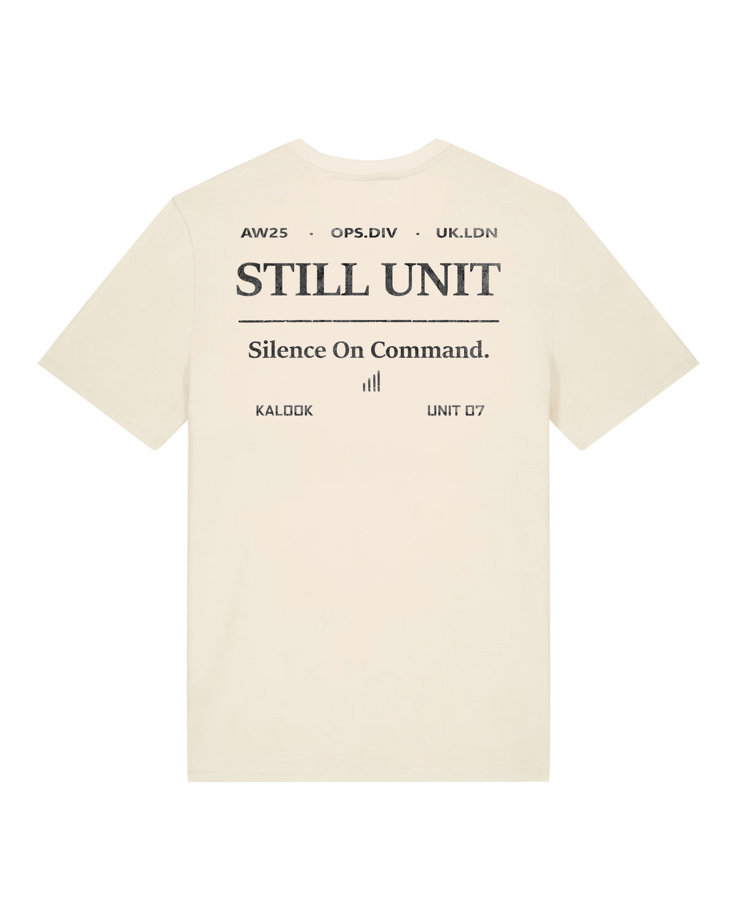 Still Unit Organic Tee - Natural Raw