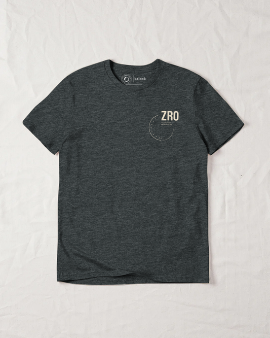 ZRO Organic Tee - Dark Heather Grey