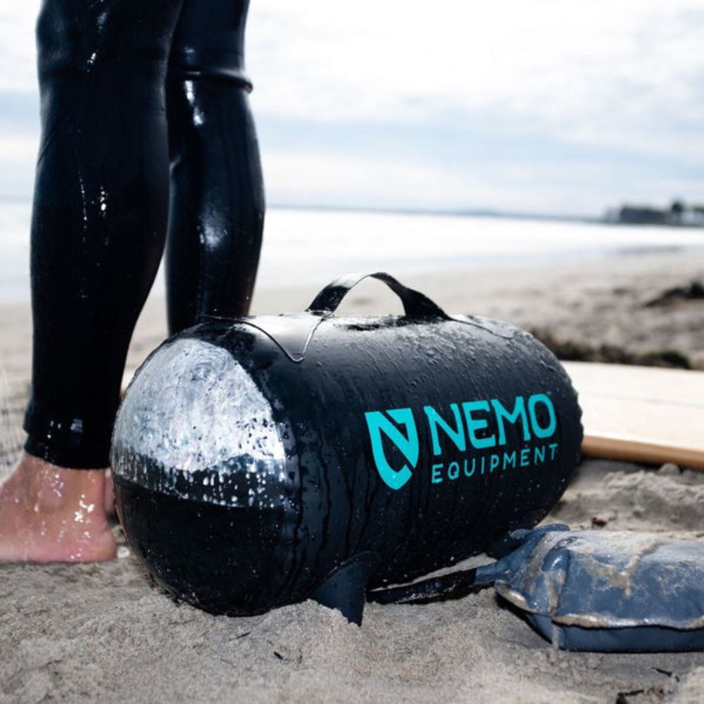 Helio™ Pressure Shower – Compact, Portable Camp Shower with Foot Pump