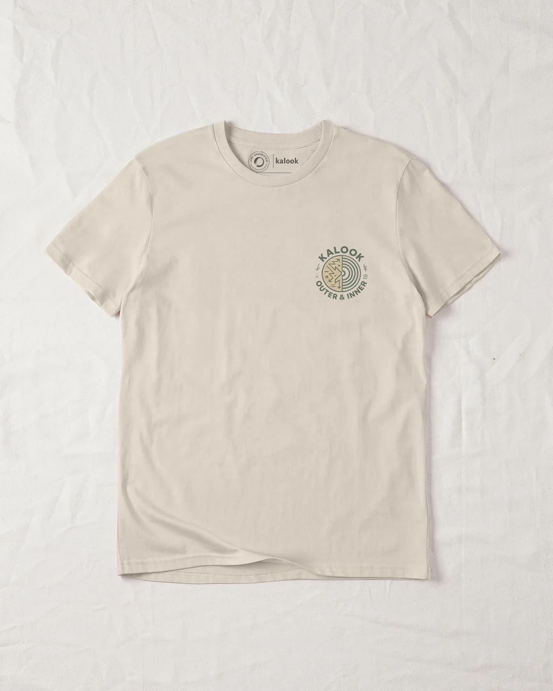 Outer & Inner Organic Tee - Natural Raw