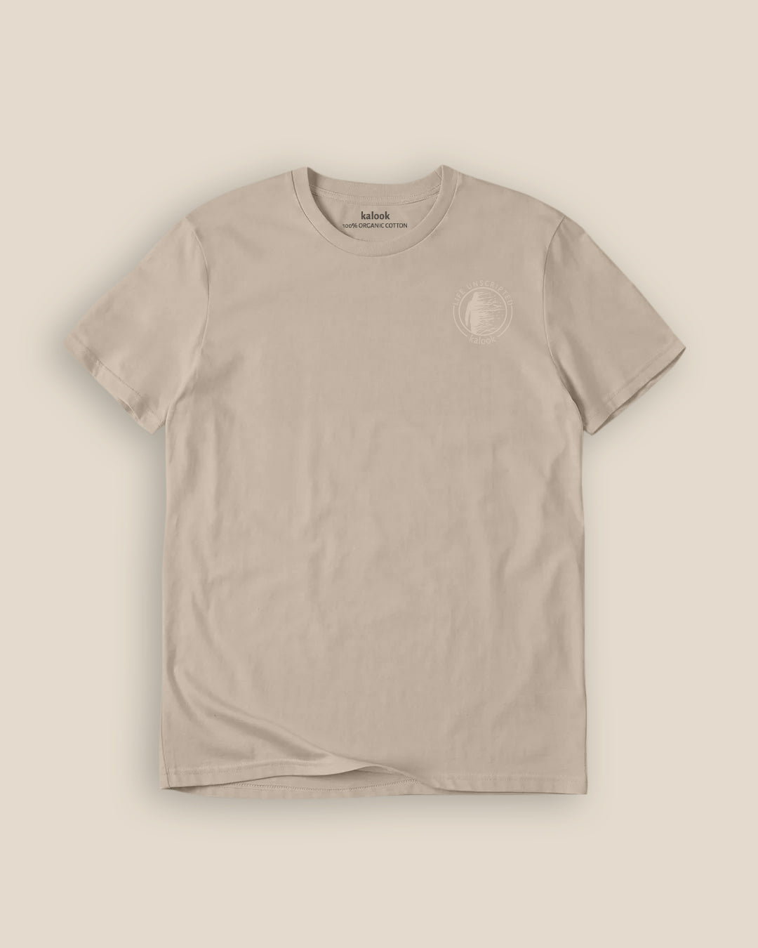 Life Unscripted Organic Tee Desert Dust