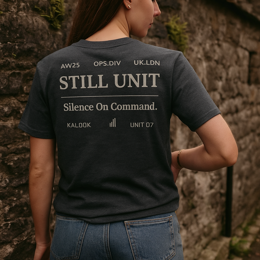 Still Unit Organic Tee - Dark Heather Grey