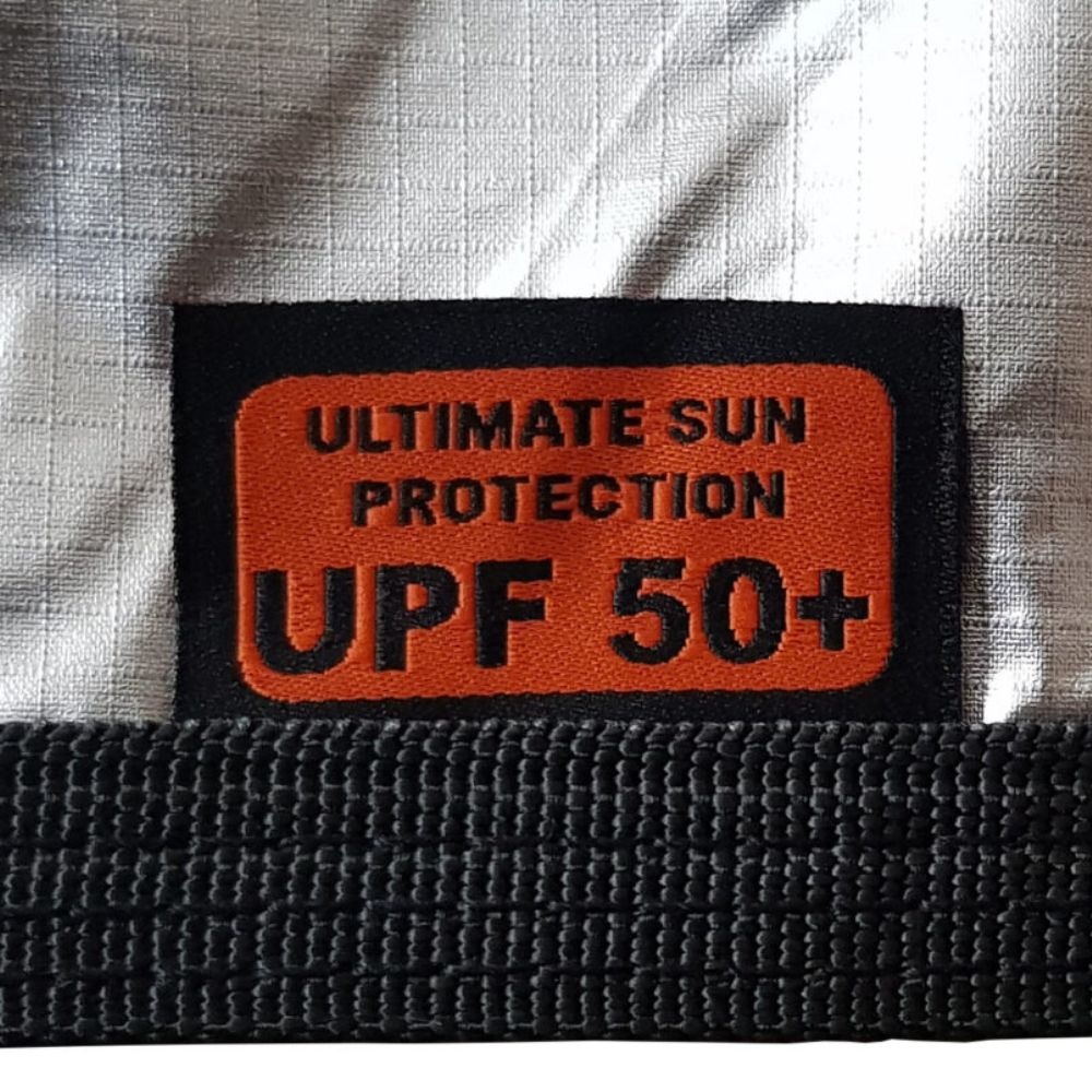 thermo-tarp sun protection label upf 50.