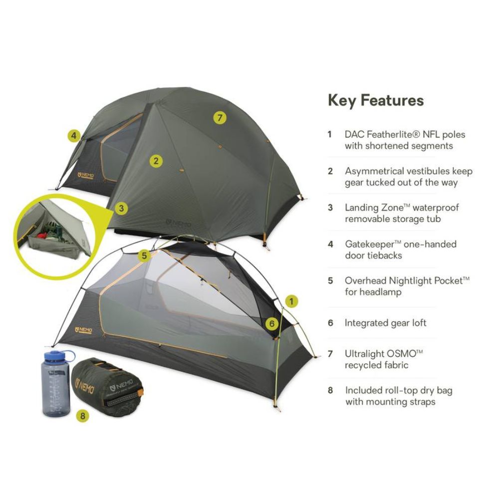 Dragonfly Bikepack OSMO Tent – Ultralight & Bike-Friendly