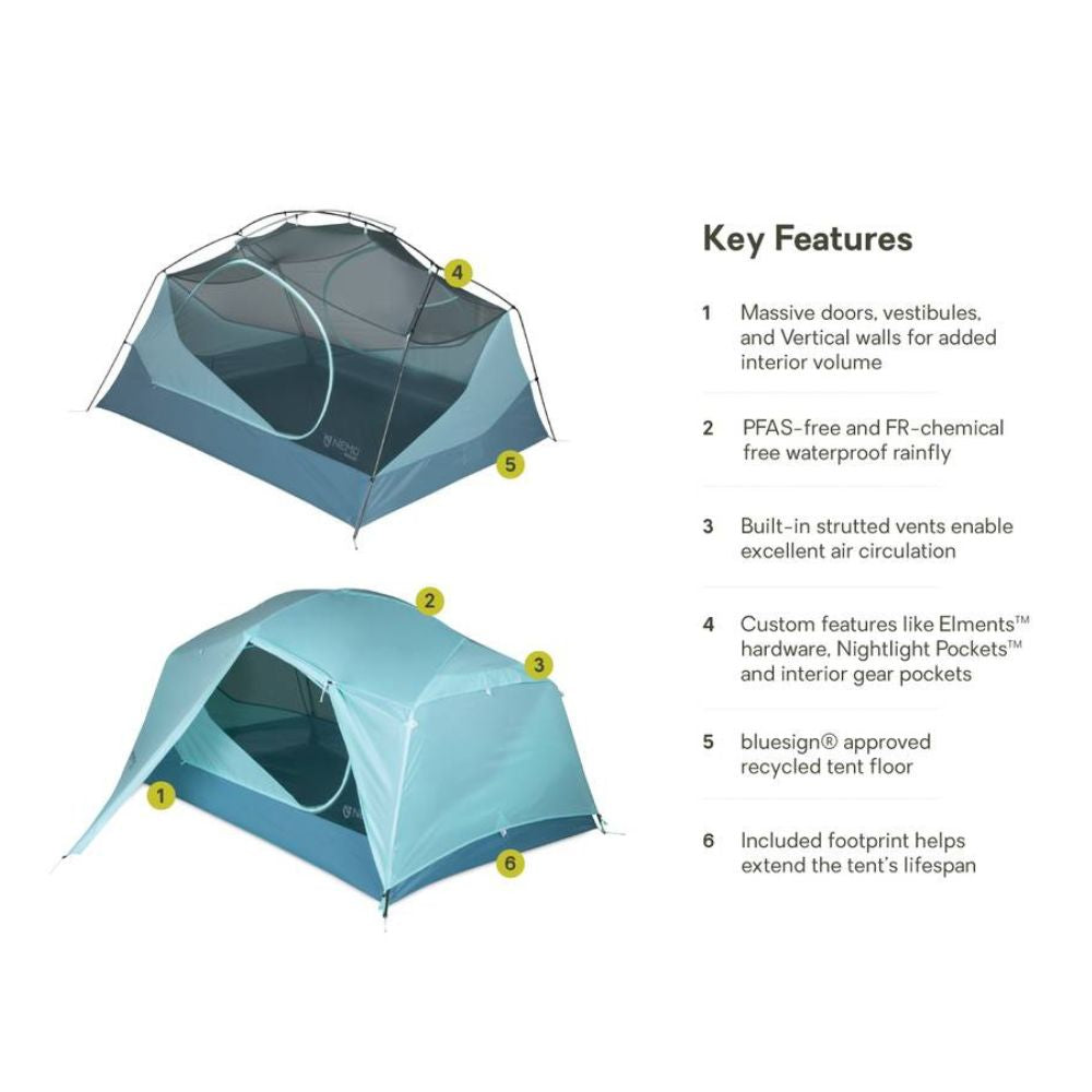 Aurora™ Backpacking Tent & Footprint – Spacious, Durable, Eco-Friendly Shelter