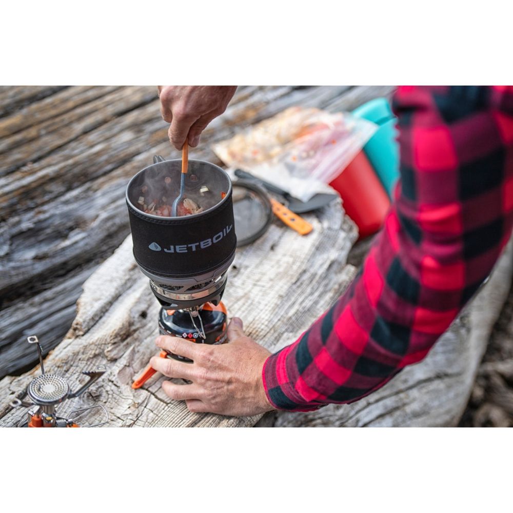 Jetboil MiniMo Camping Stove – compact, efficient cooking stove for camping and backpacking adventures