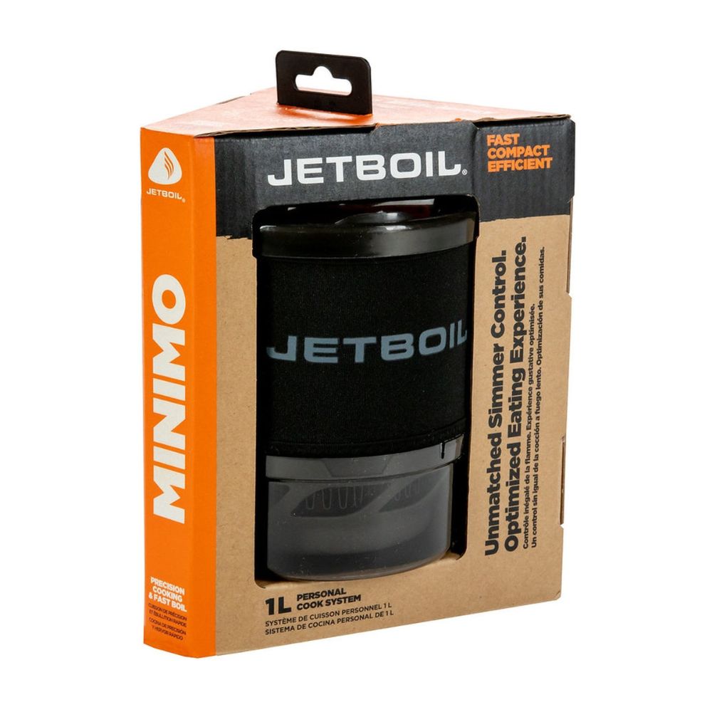 Jetboil MiniMo Camping Stove – compact, efficient cooking stove for camping and backpacking adventures