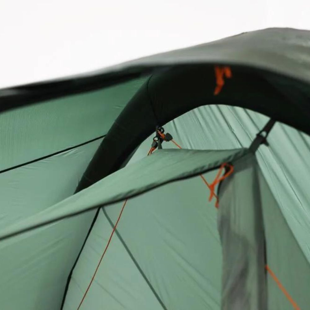 F10 Hydrogen Air Tent set up in the wilderness – ultralight and compact bikepacking tent for outdoor enthusiasts