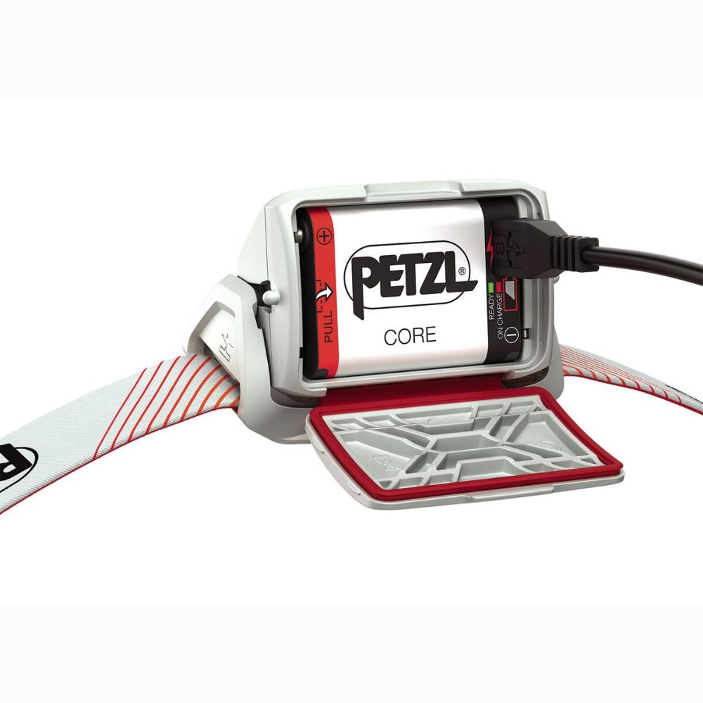 Petzl Actik Core Headlamp – rechargeable headlamp with 600 lumens for camping and outdoor use