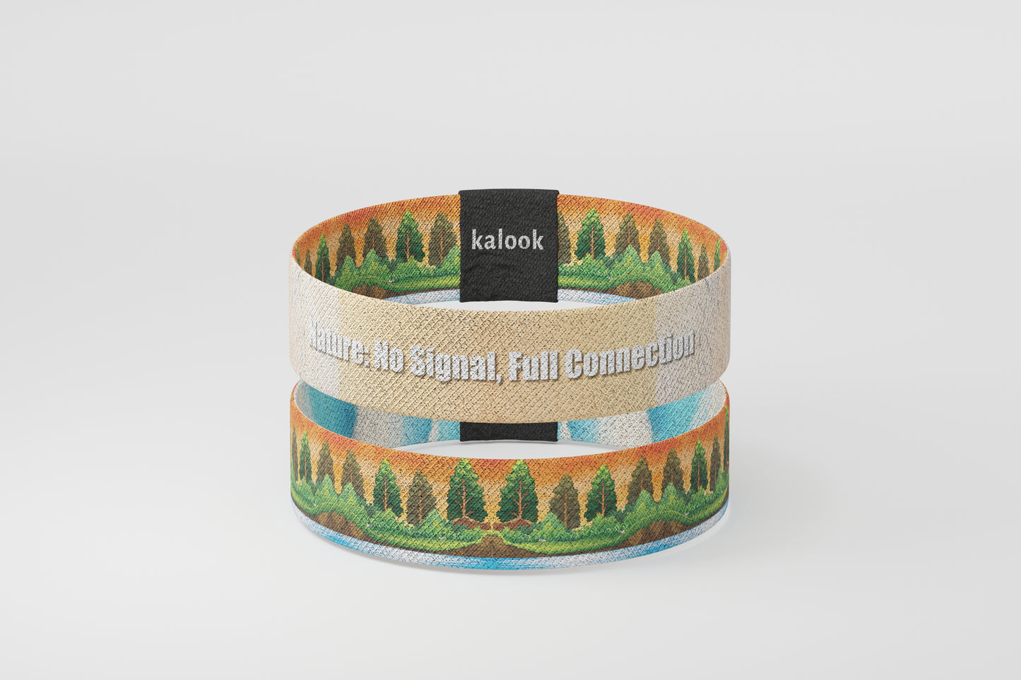Nature: No Signal, Full Connection Recycled Wristband