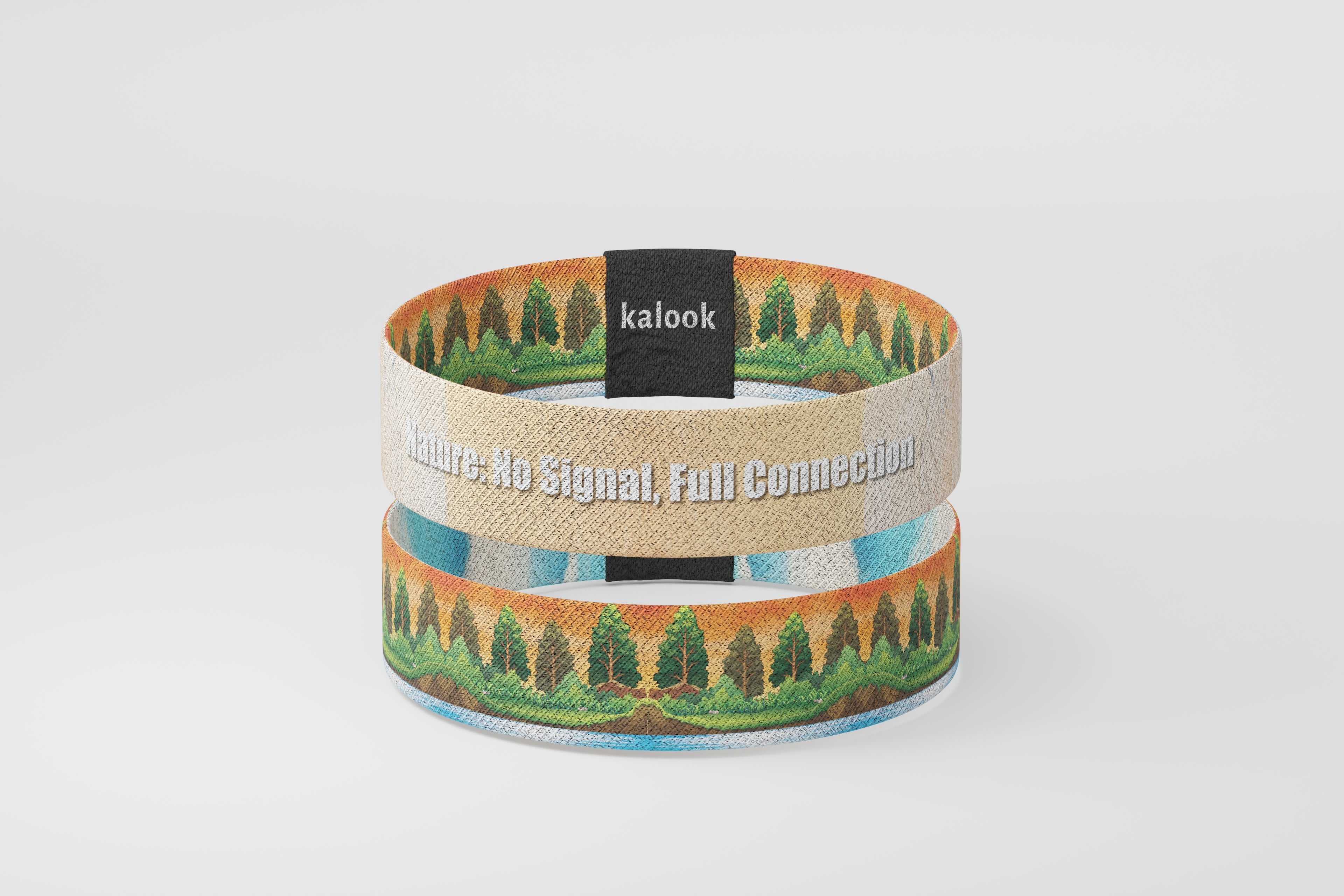 Nature: No Signal, Full Connection - Elastic Wristband