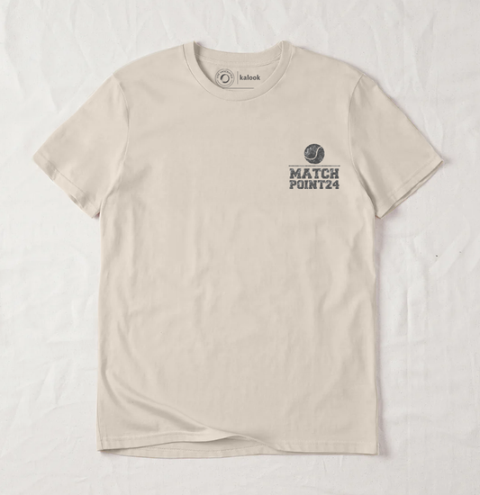 Match Point 24 Organic Tee - Natural Raw