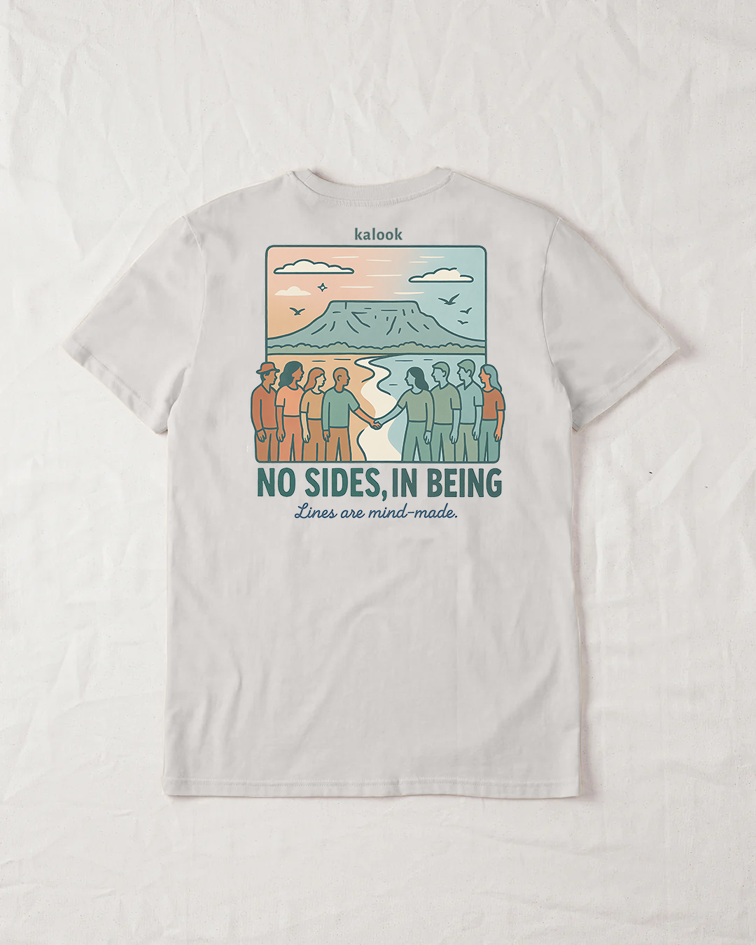 No Sides in Being Organic Tee