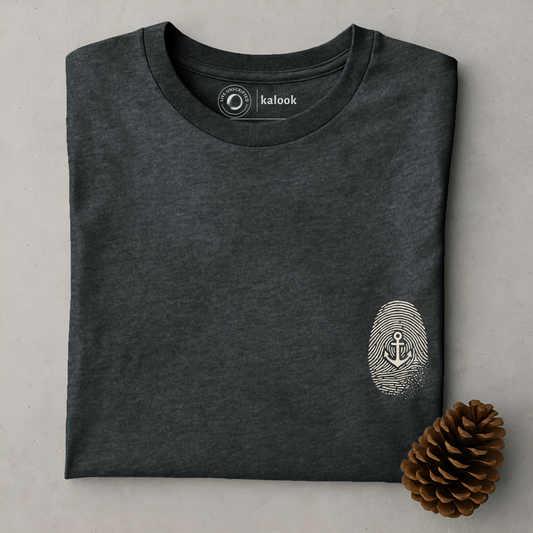 Written in Our DNA Organic Tee - Dark Heather Grey