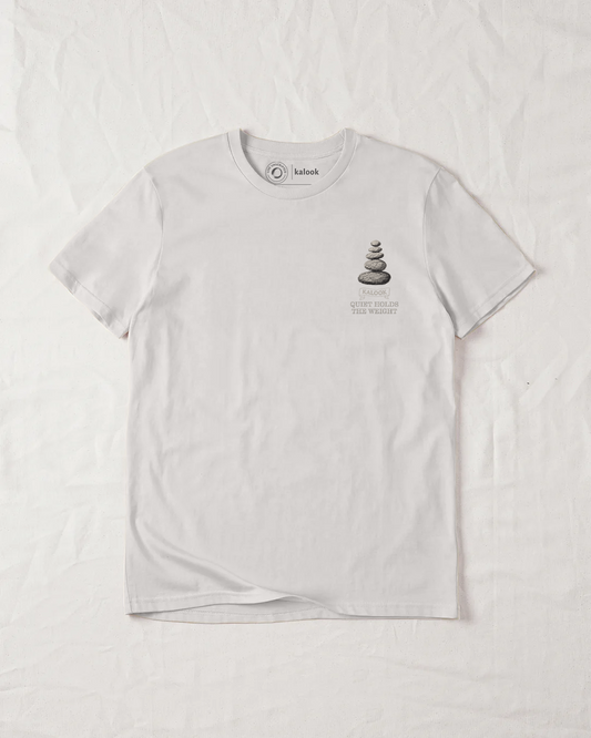 Quiet Holds The Weight Organic Tee