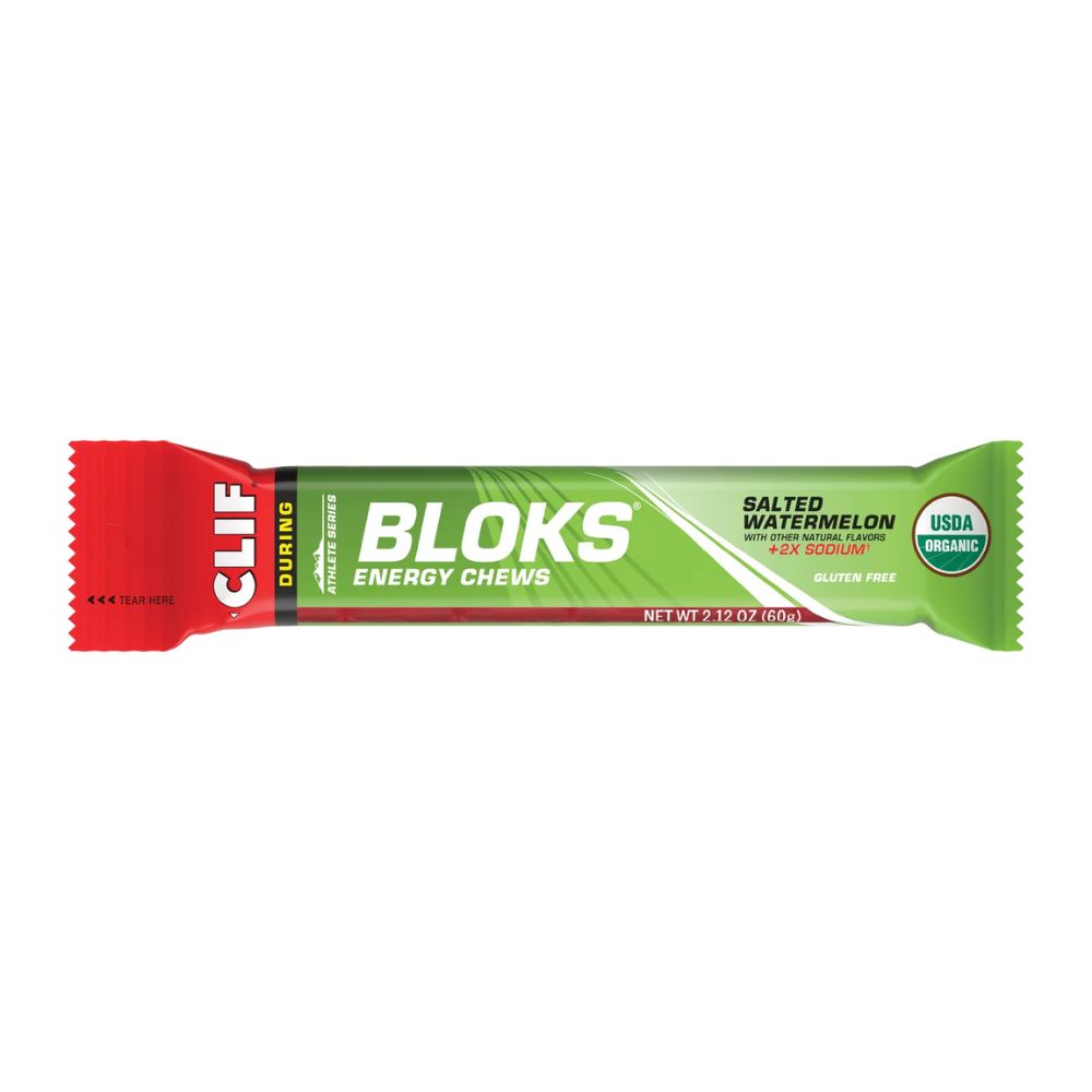 CLIF BLOKS Energy Chews – tasty, fast-acting energy supplements for athletes during workouts