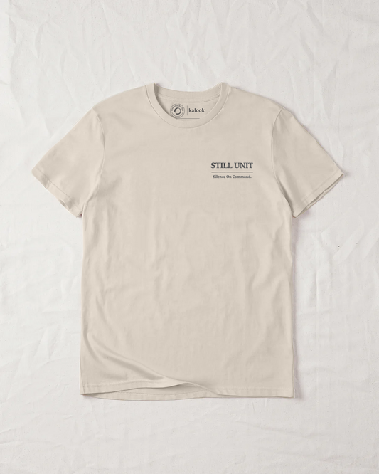 Still Unit Organic Tee - Natural Raw