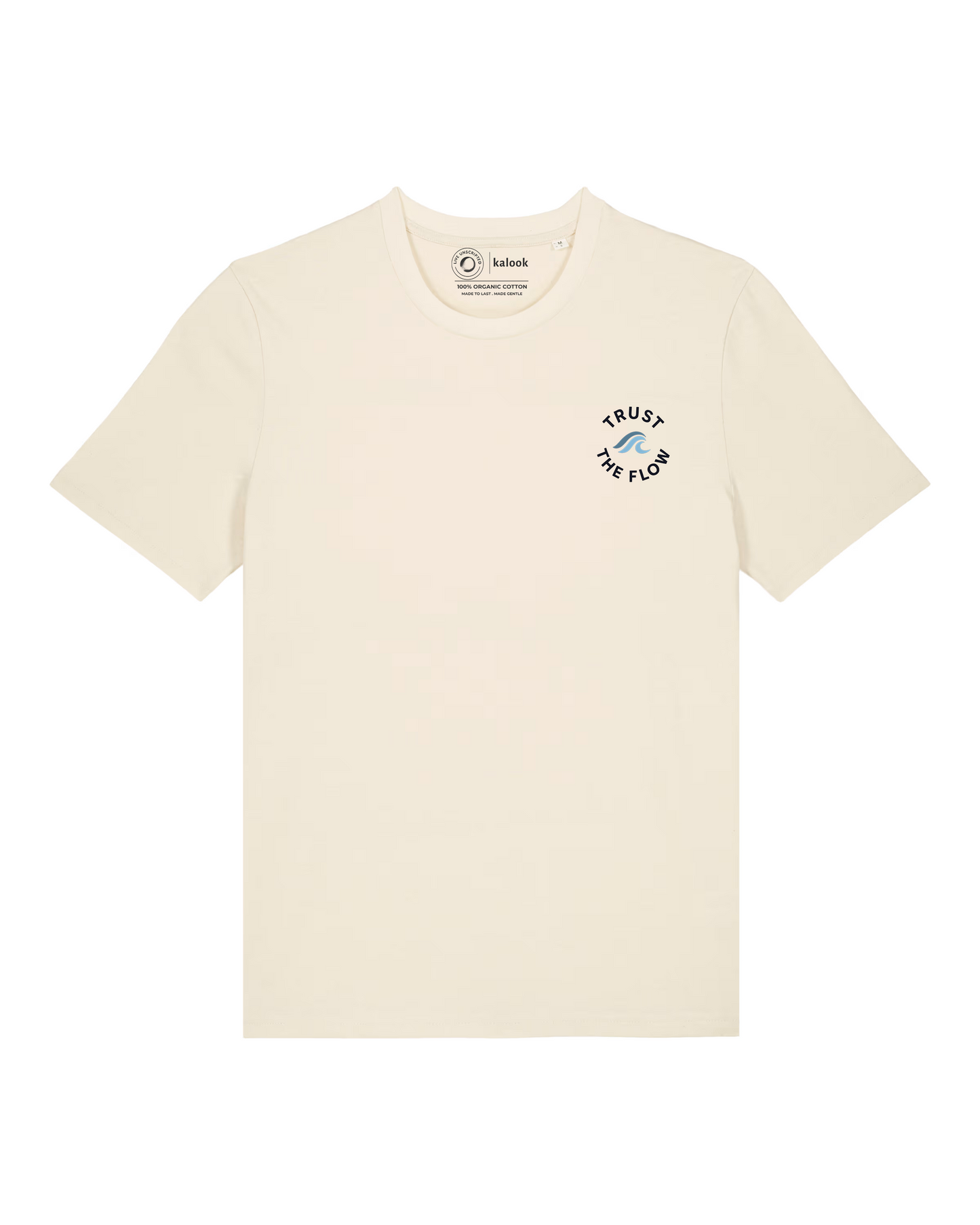 Trust The Flow Organic Tee - Natural Raw