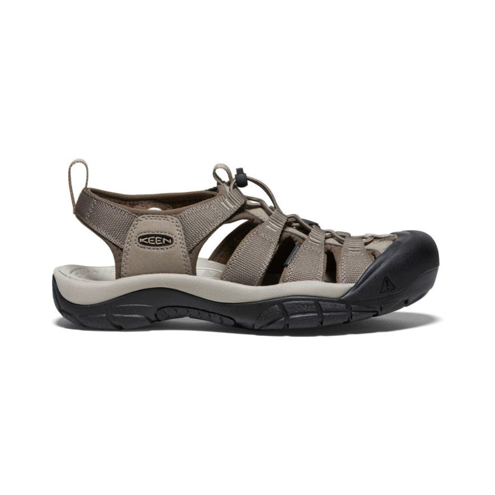 Side profile of brindle canteen men's Newport H2 sandal.