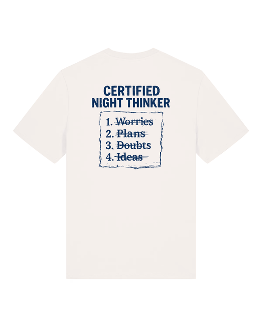 Certified Night Thinker Organic Tee