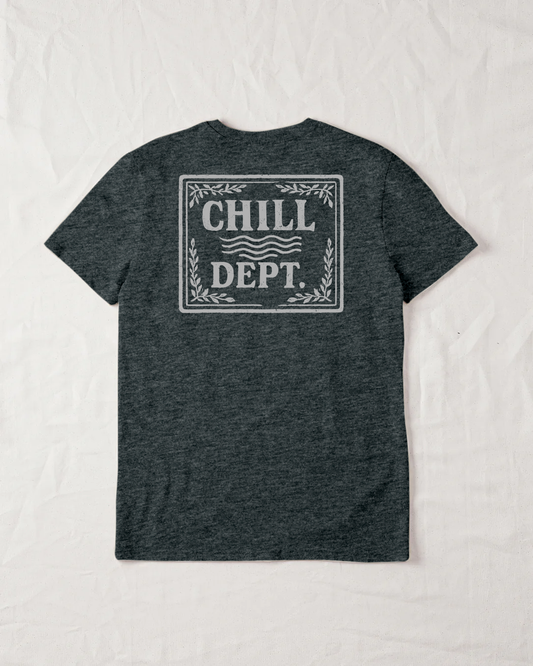 Chill Dept. Organic Tee - Dark Heather Grey
