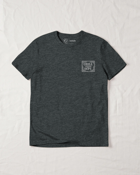 Chill Dept. Organic Tee - Dark Heather Grey