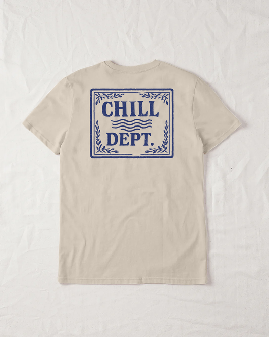 Chill Dept. Organic Tee - Natural Raw