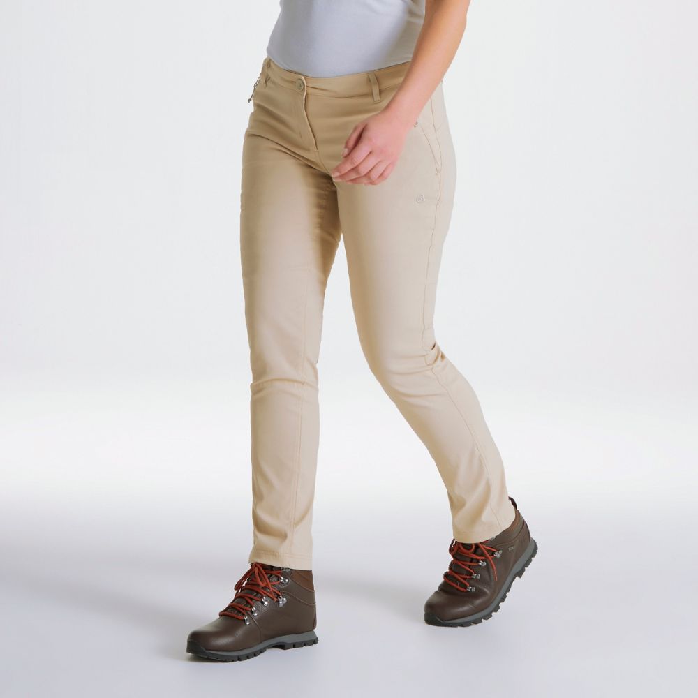 Front view of Kiwi Pro II Trouser in desert sand.