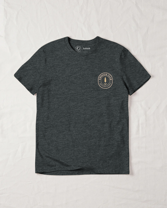 Enough Club Organic Tee - Dark Heather Grey