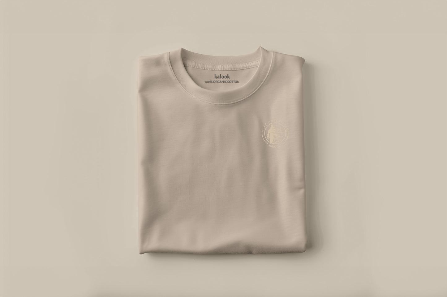 Life Unscripted Organic Tee Desert Dust