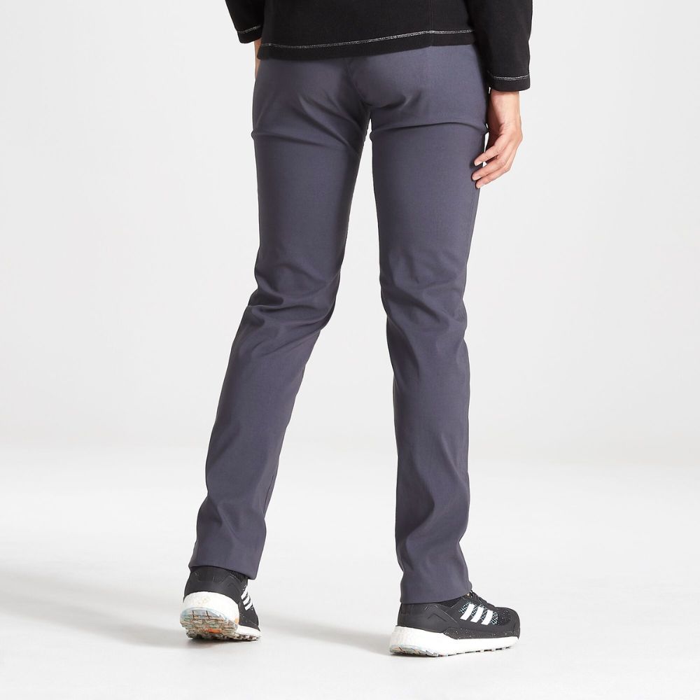 Back view of Kiwi Pro II Trouser in graphite.