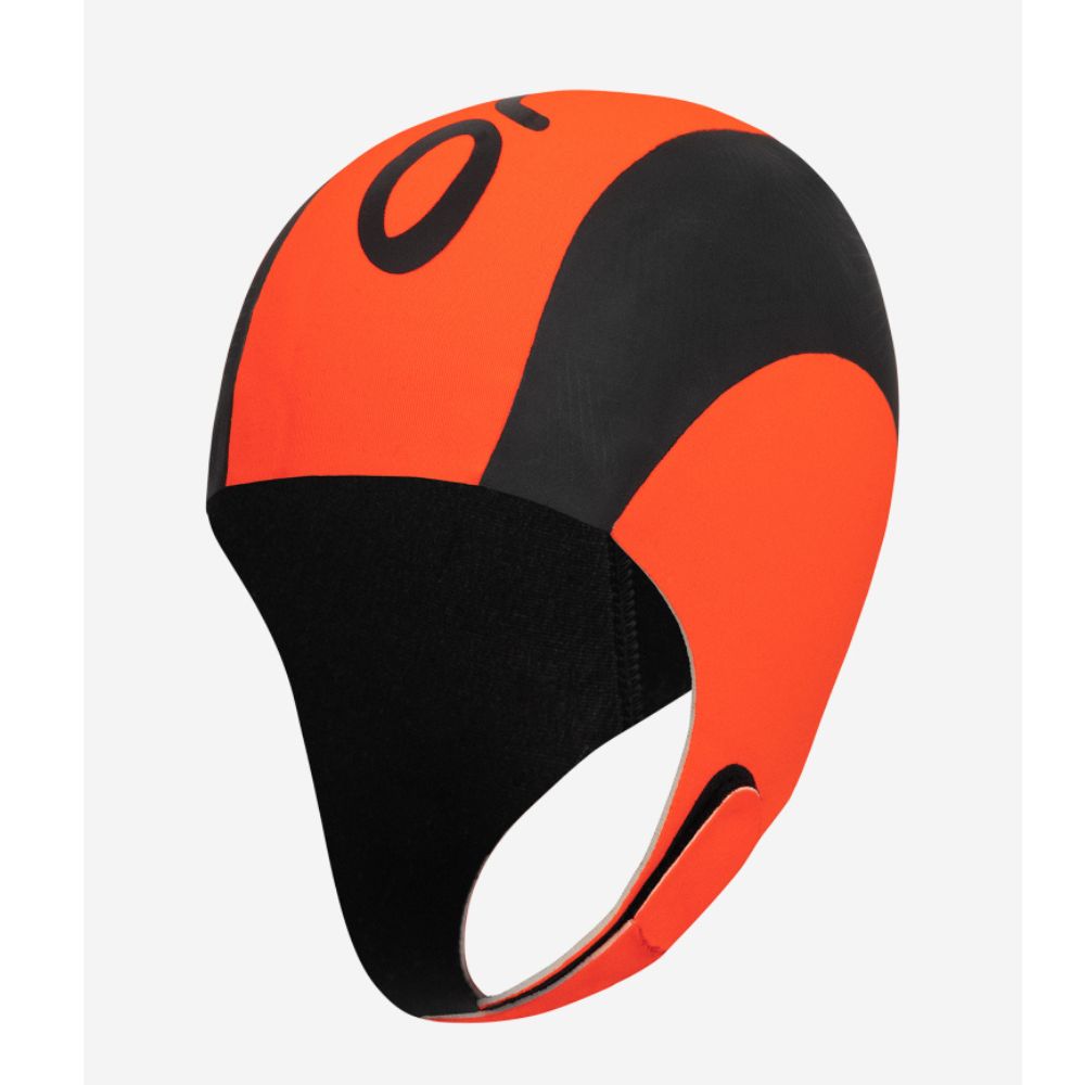 High-Vis Orca Neoprene Swim Cap – bright and comfortable swim cap for enhanced visibility in open water