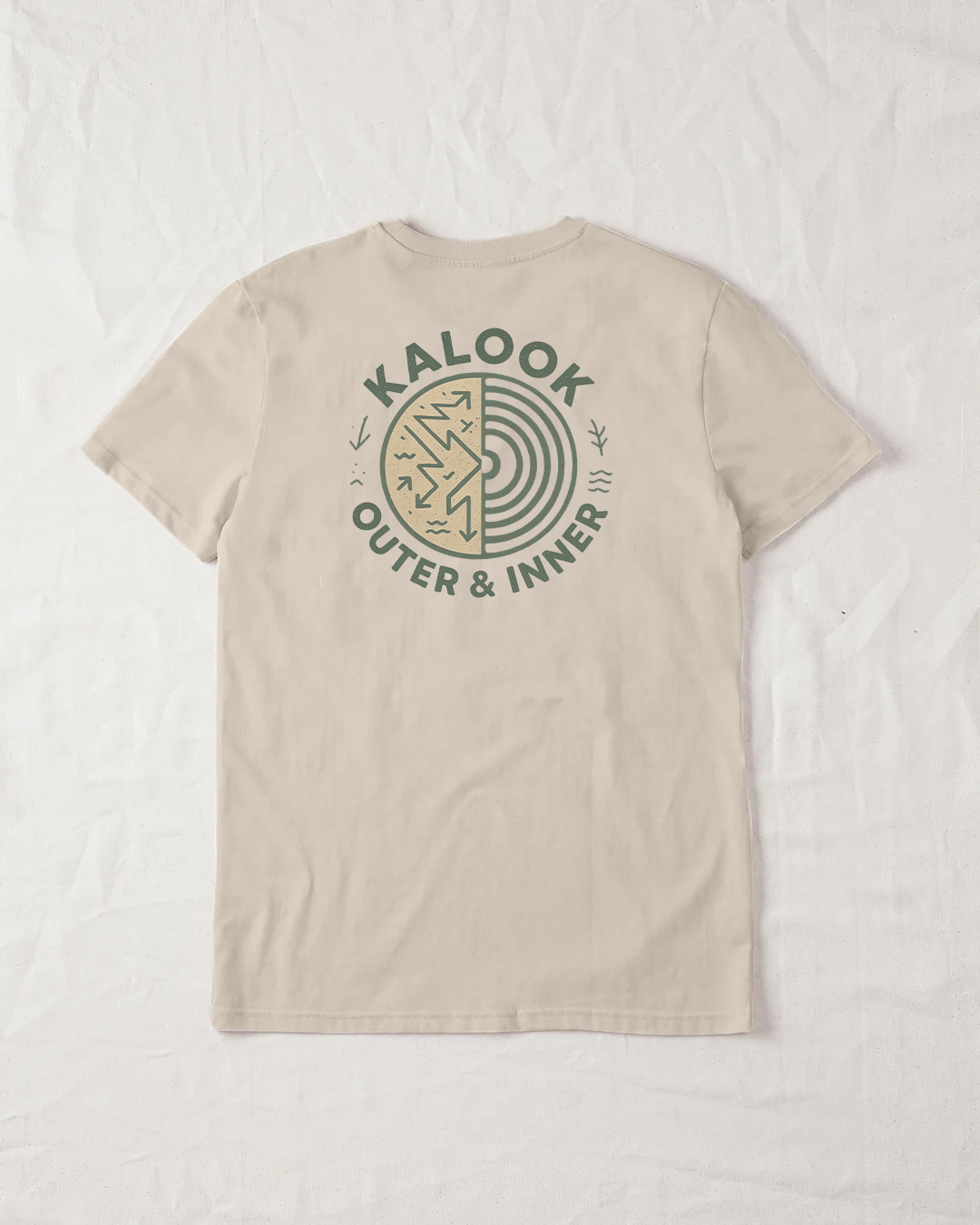 Outer & Inner Organic Tee - Natural Raw