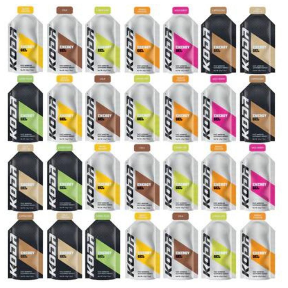 Koda Energy Gels in Various Flavors – fast-acting energy gels for athletes and active individuals