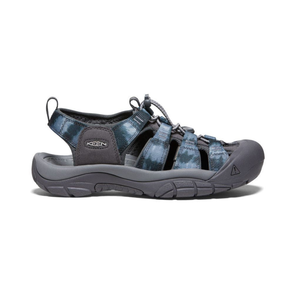 Side profile of magnet tie dye men's Newport H2 sandal.