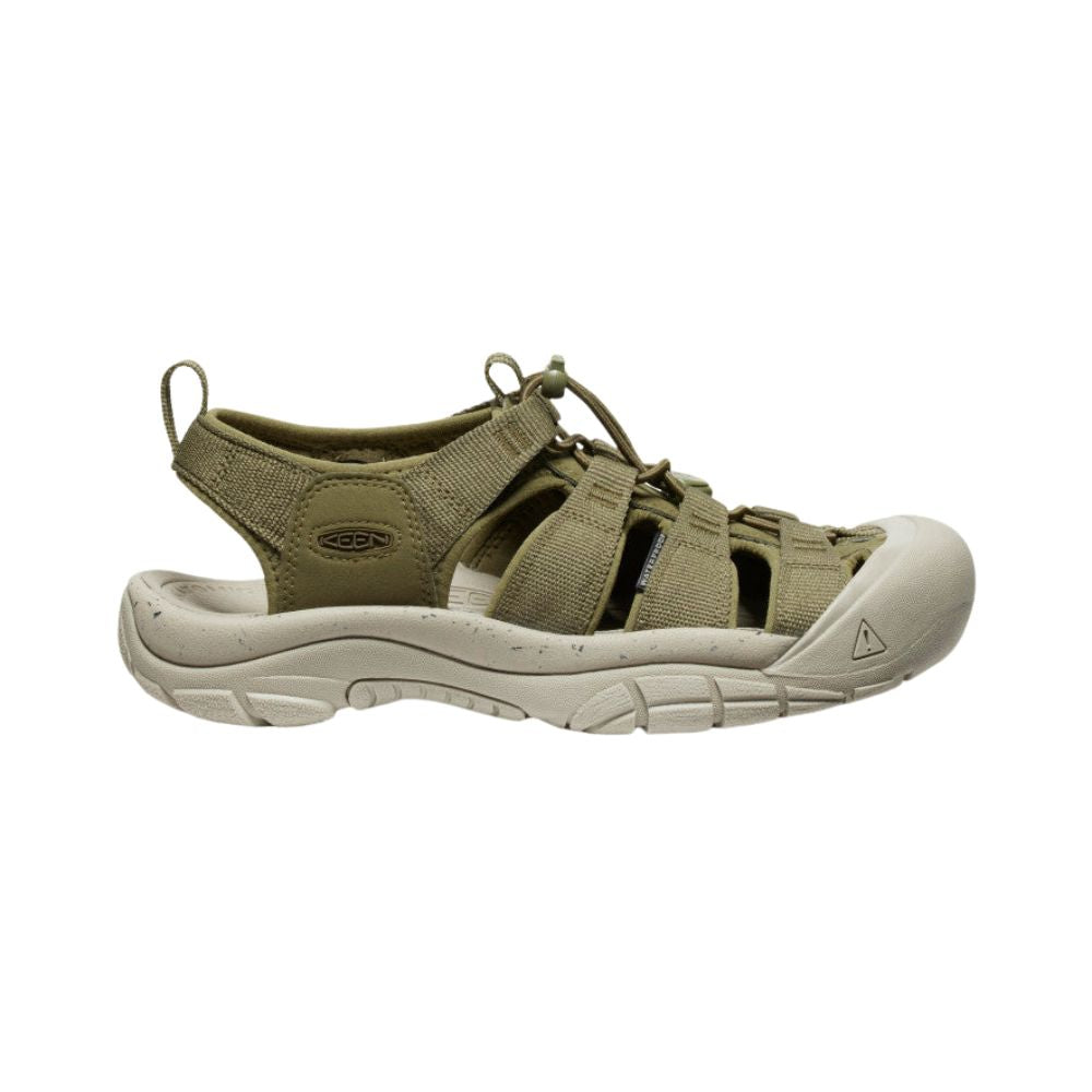 Side Profile of martini olive men's newport h2 sandal.