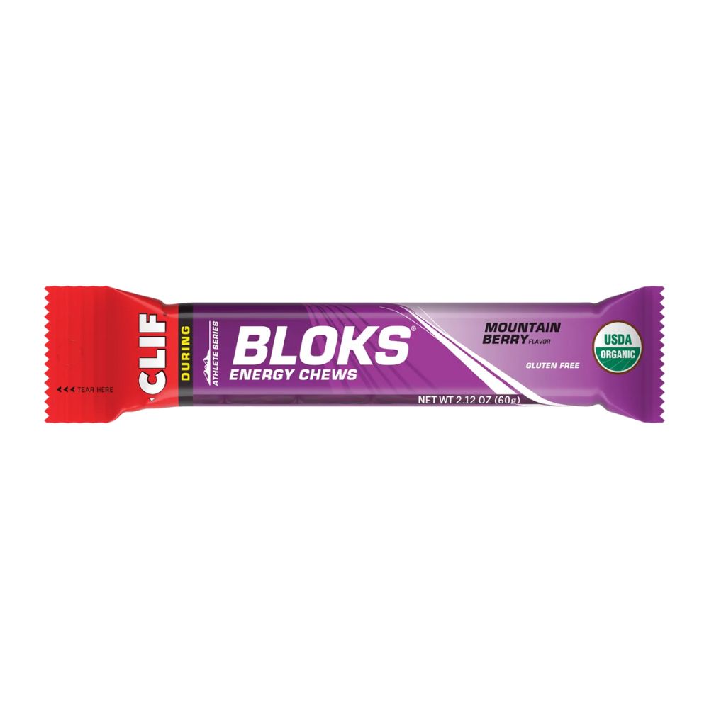 CLIF BLOKS Energy Chews – tasty, fast-acting energy supplements for athletes during workouts