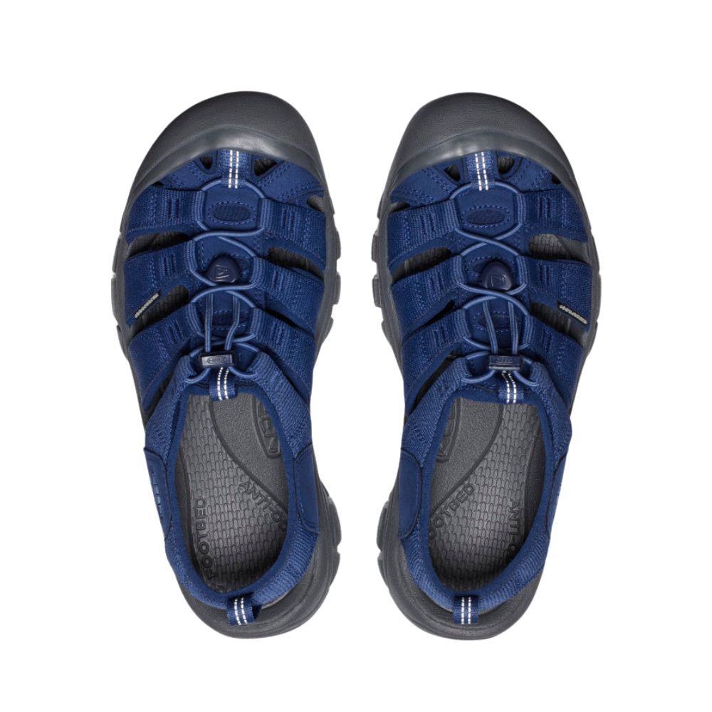 Top view of Men's Newport H2 sandal in naval academy.