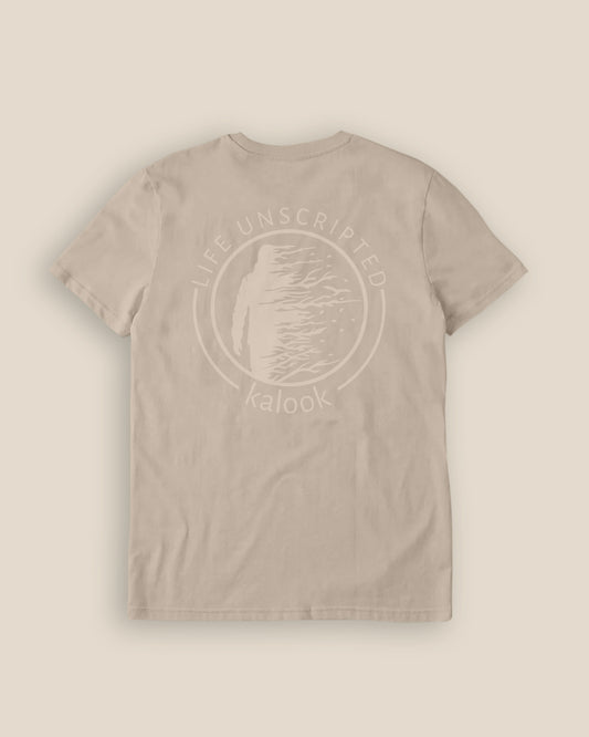 Life Unscripted Organic Tee Desert Dust
