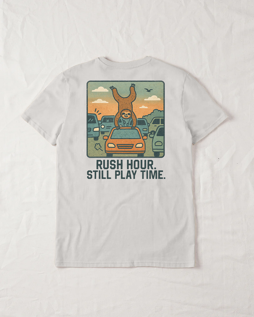 Rush Hour. Still Playtime Organic Tee